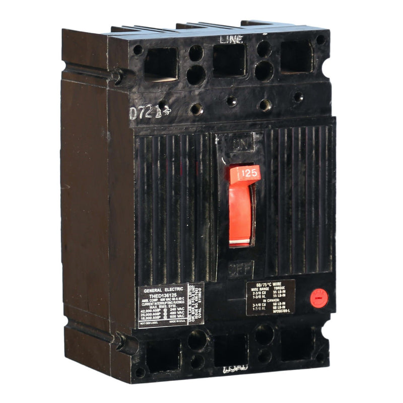 Re-certified Black THED136015 High Interrupting 25kAIC Breakers