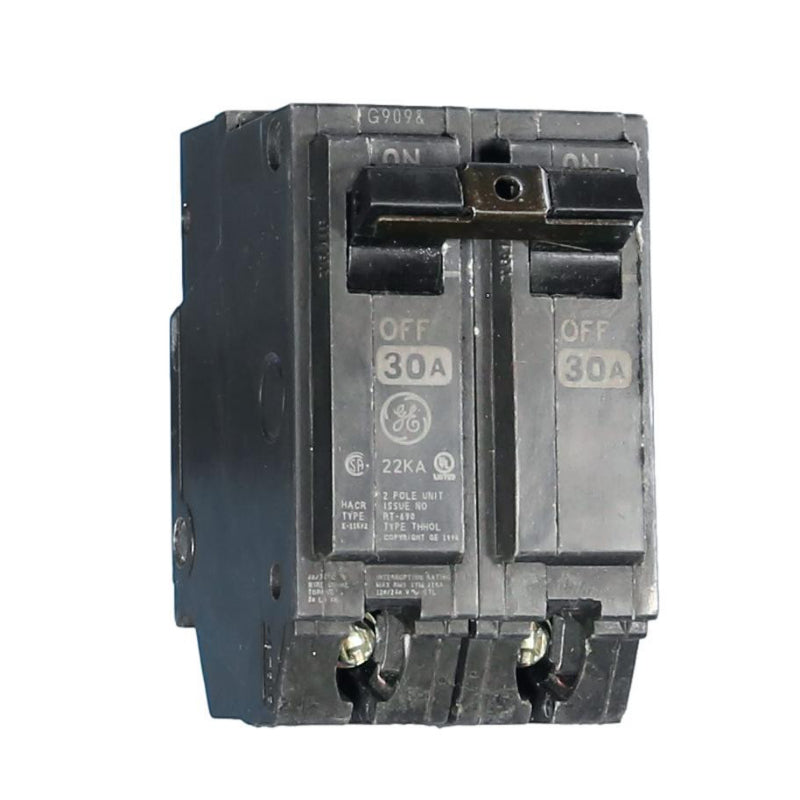 THHQL2130 GE Breakers 30A, 2 Pole
22kAIC Rated