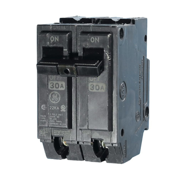THHQL2130 GE Breakers 30A, 2 Pole
22kAIC Rated