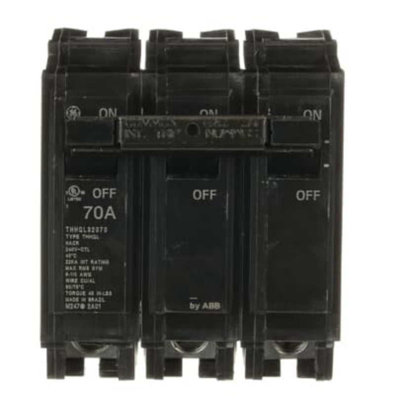 THHQL32070 High Interrupting 22 kAIC Rated 70 Amp Circuit Breaker by General Electric