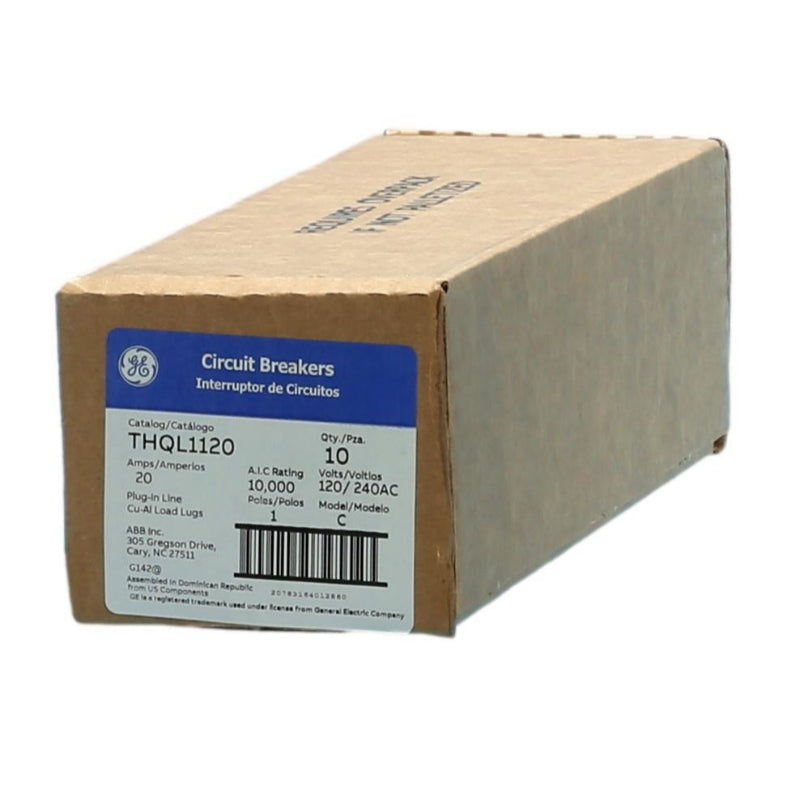 Box of 10 Breakers
THQL1120's