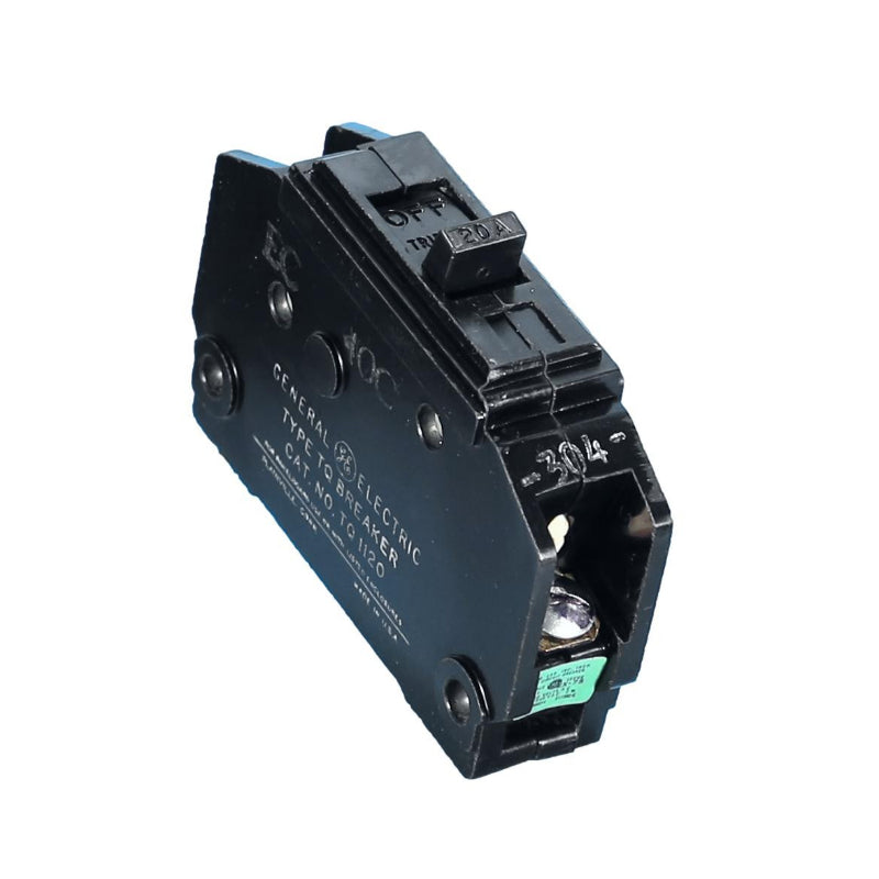 TQ1120 The Original GE Feed-Thru Cable in / Cable out Circuit Breaker 
20 Amp, 1 Pole