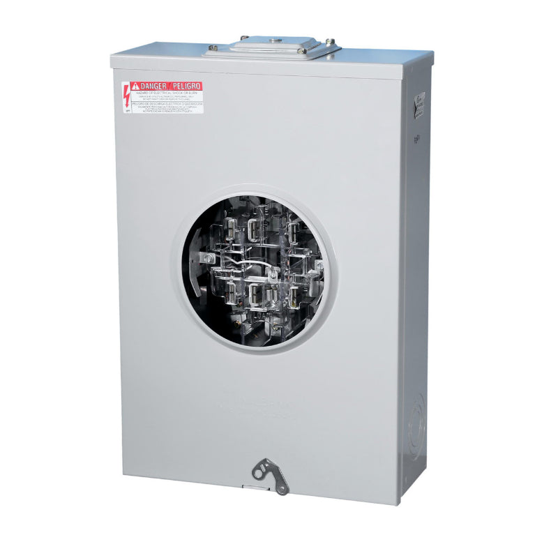 U9320-RXL Milbank Ringless Meter Socket 3 Phase 7-Jaw Ringless Meter Service