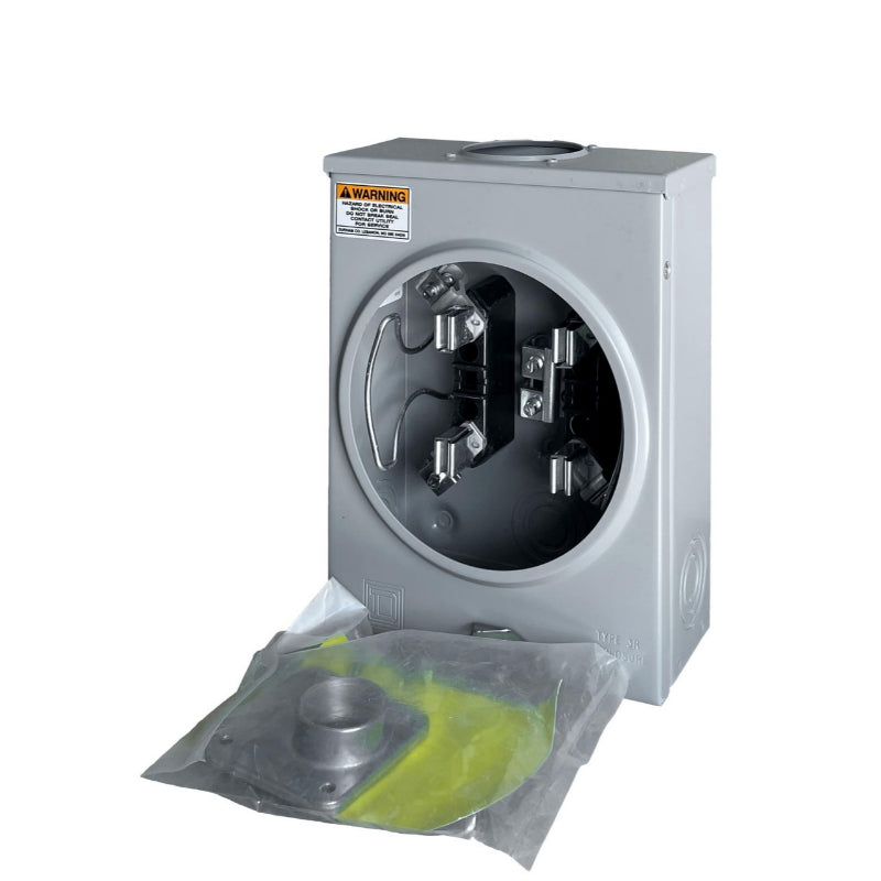 UTRS101B
Single Meter, 125A 600V 4-Jaw Meter Socket