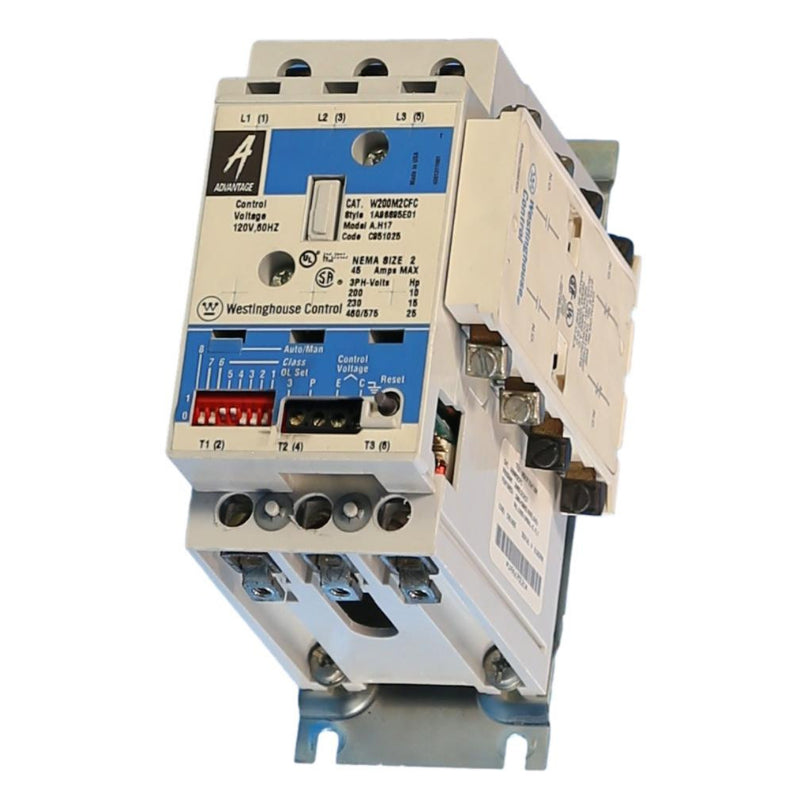 W200M2CFC from Eaton
NEMA Size 2
Used