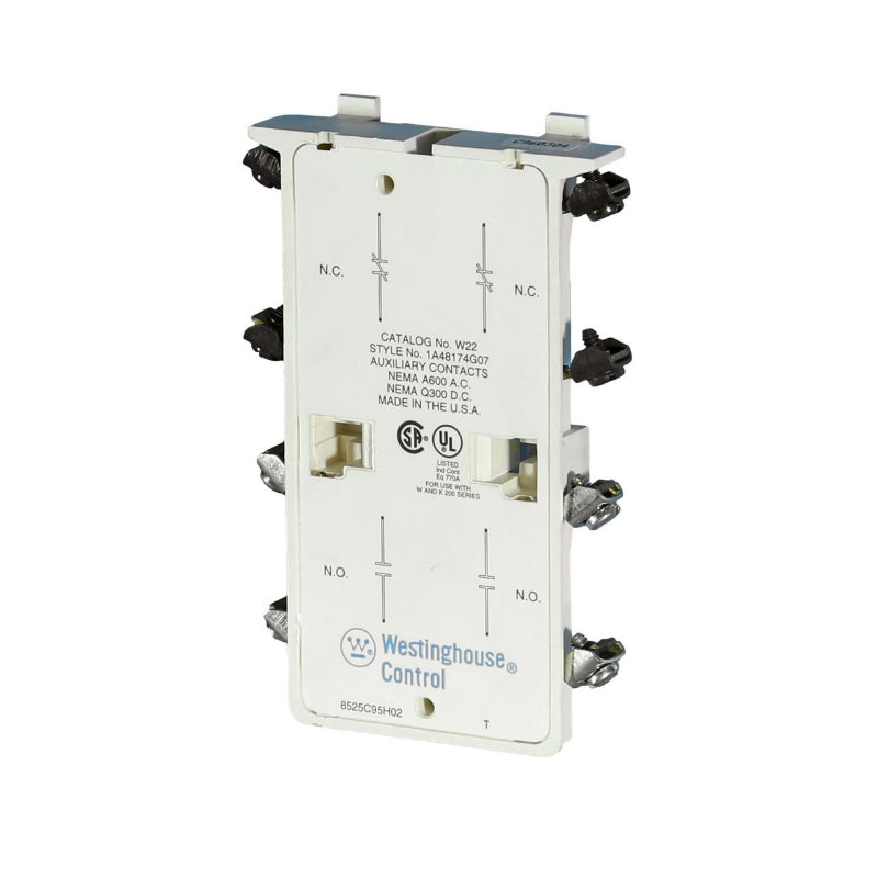 W22
Advantage Auxiliary Contacts, 2NO 2NC contacts