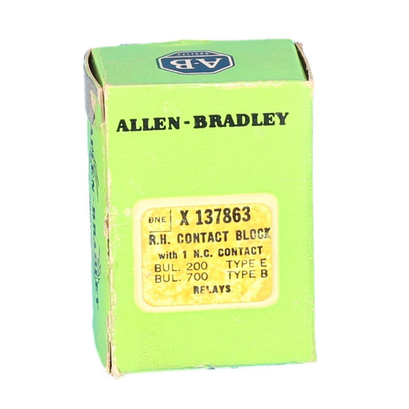 X137863
R.H. Contact Block