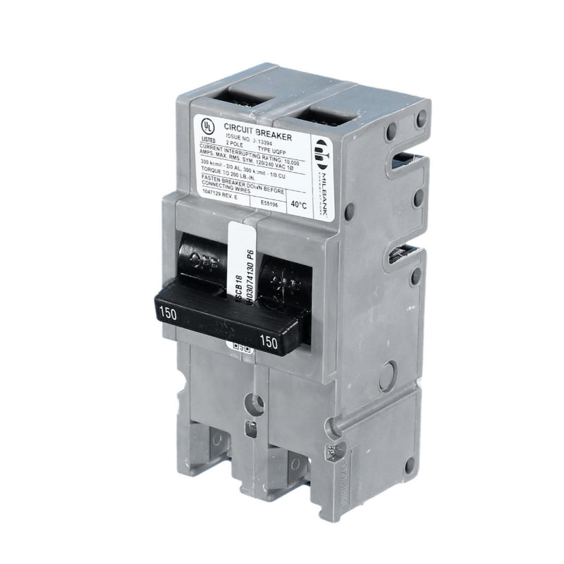 UQFP2150 Milbank UQFP Current Interrupting Device Thermal Magnetic 240 V 150 A 2 Pole 10 kA