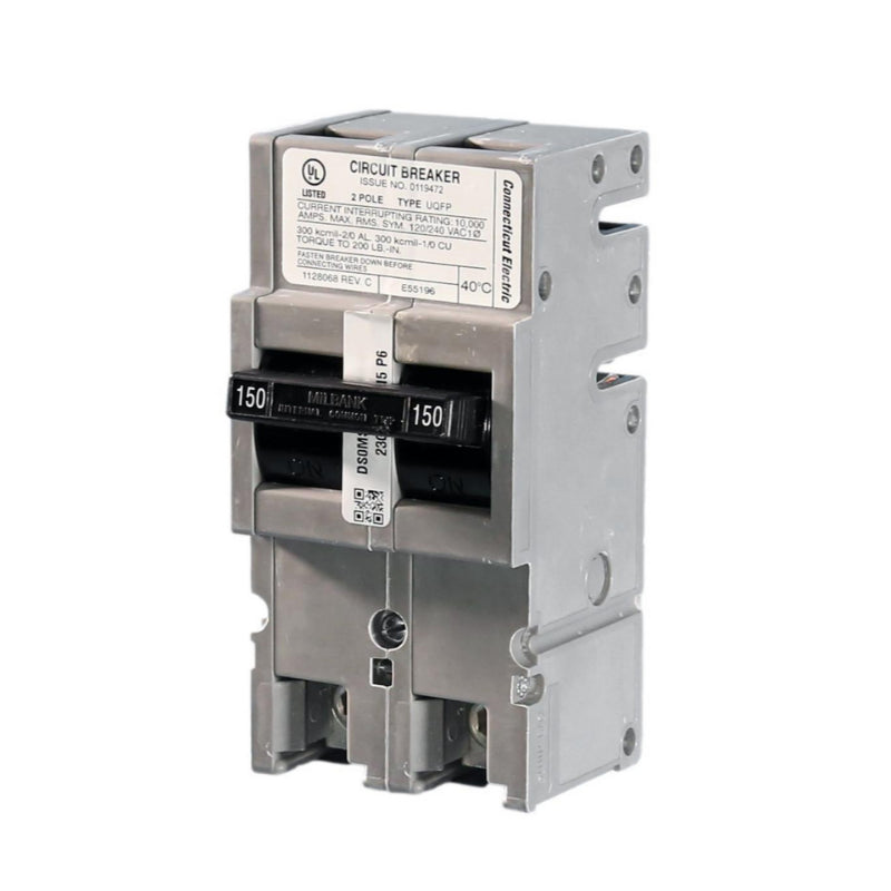 UQFPH2150 Milbank UQFP Current Interrupting Device Thermal Magnetic 240 V 150 A 2 Pole Plug-In 22 kA