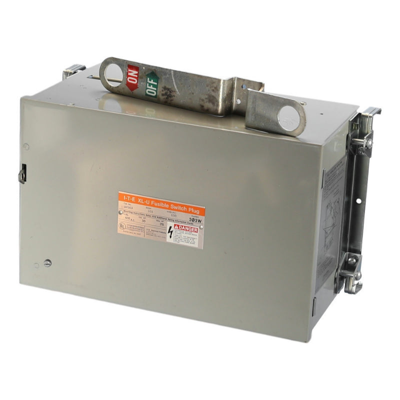 UV361 Siemens Fusible Switch Plug 600 VAC 30 A Three Phase Fusible