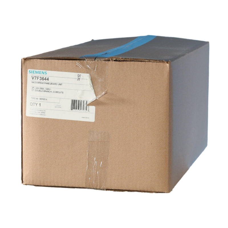 V7F3644 Siemens A & VB & Vacu-Break Disconnect Switch Fusible Unit 600 V 200 A Fusible 3 Pole