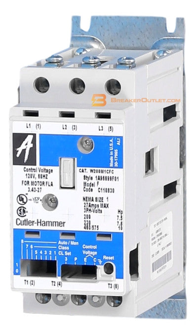 W+200M2CFC from Eaton
NEMA Size 2
New