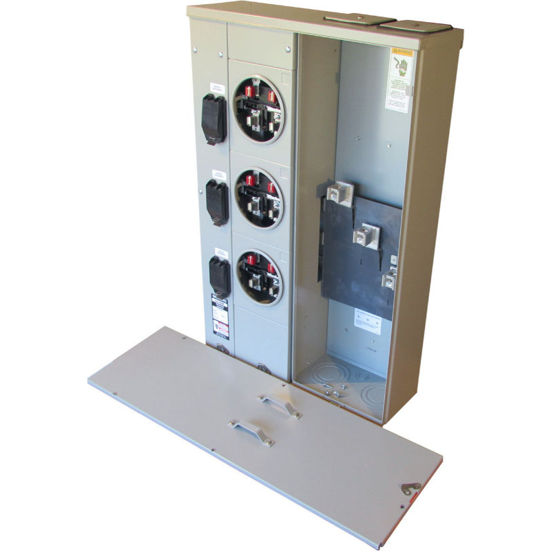 WP3311 Siemens WP Meter Main Panel 300 A 3 Wire Single Phase Steel 65000 A 120/240 V