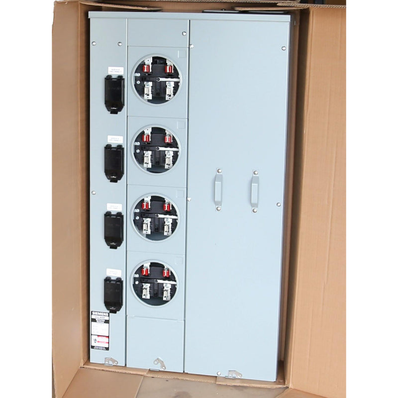 WP4411 Siemens WP Meter Main Panel 400 A 3 Wire Single Phase Steel 65000 A 120/240 V