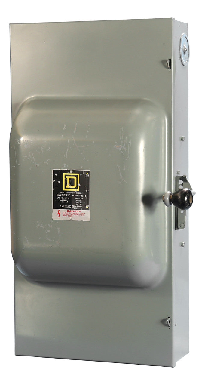 Square D 200 Amp 82254 Double Throw Non-Fusible Transfer Switch